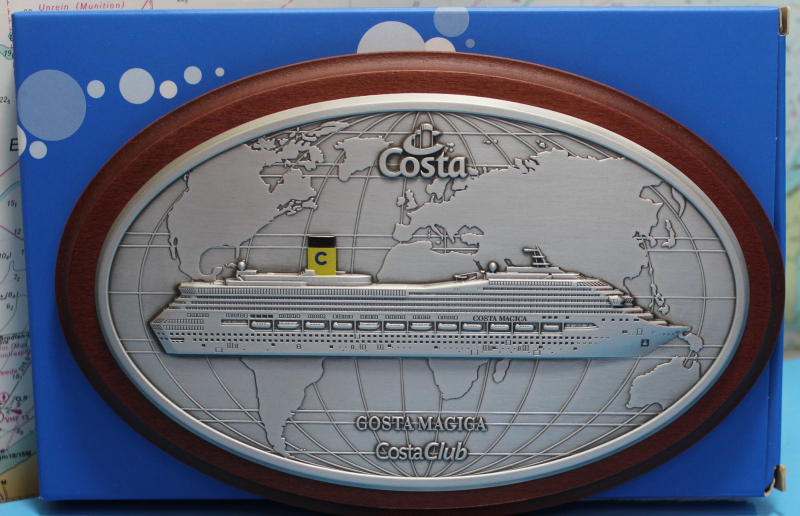 Kreuzfahrtschiff Costa "Magica" Schiffswappen (1 St.) Costa Club